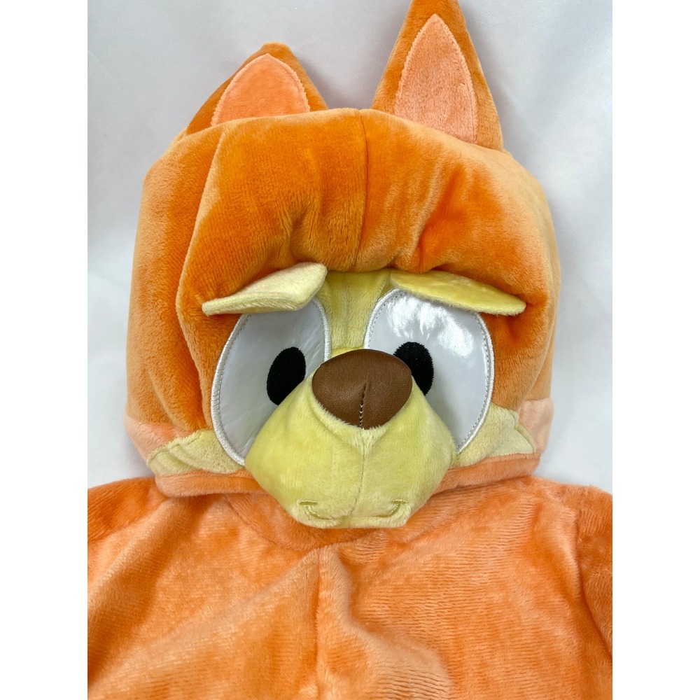 Spirit Halloween Toddler 2T Bluey Bingo Costume Orange Plush Halloween Dress Up - Picture 2 of 6